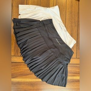 Gold Hinge Skort Pleated